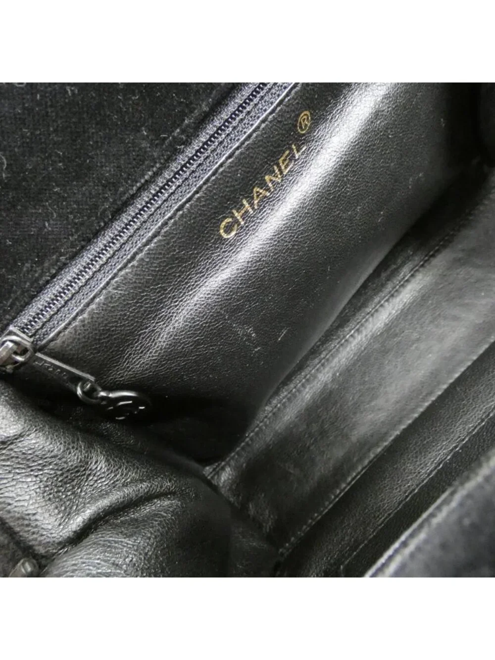 Chanel Vintage Bag Handbag Black